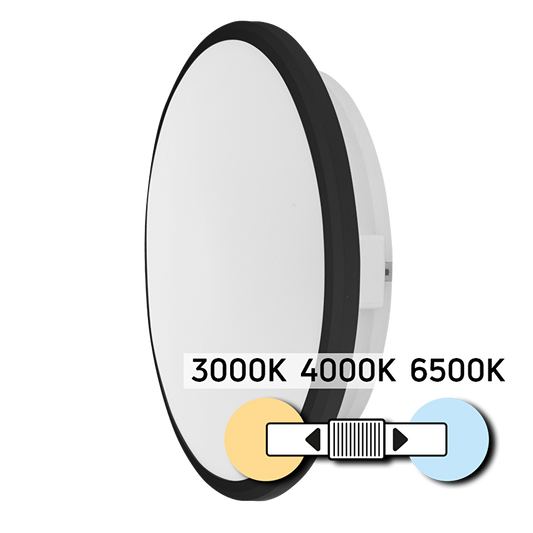 LED влагозащитена плафониера, 18W, 3000K/4000K/6500K, 220V-240V AC, IP54 / SPLW18CCT