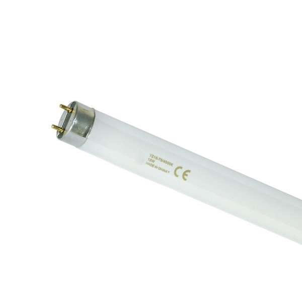 Луминесцентна тръба 18W, 600mm, 220VAC, T8, G13, 1300lm