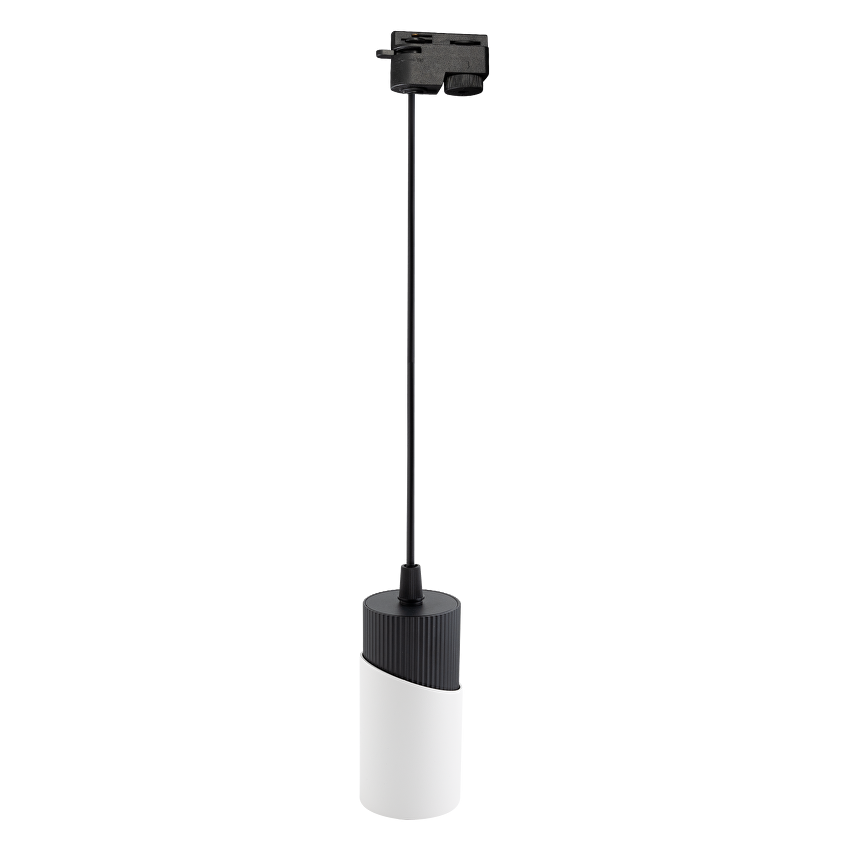 Тяло за релсов монтаж, двупроводно, GU10, 220-240V AC, IP20, черно&бяло / RPV2D