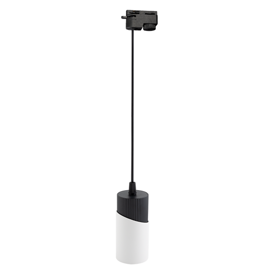 Тяло за релсов монтаж, двупроводно, GU10, 220-240V AC, IP20, черно&бяло / RPV2D