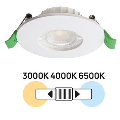 LED луна за вграждане, димираща, 6W, 3000K/4000K/6500K, 220-240V AC, IP44 / LM6DCCTMR16