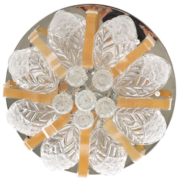 Плафон Roswell, хром, led RGB 4xe27, 3079/40 ch