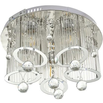 Плафон Dream, хром, 5xE27+led 9w, 3085/40 CH