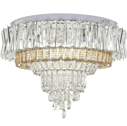 Плафониера Jude, хром, led 52w, 3000-6000k+RGB, 4060/600