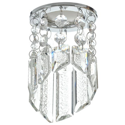 Луна за вграждане Flush, хром, 1xGU10, 4002 ch