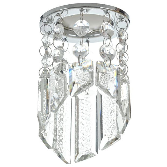 Луна за вграждане Flush, хром, 1xGU10, 4002 ch