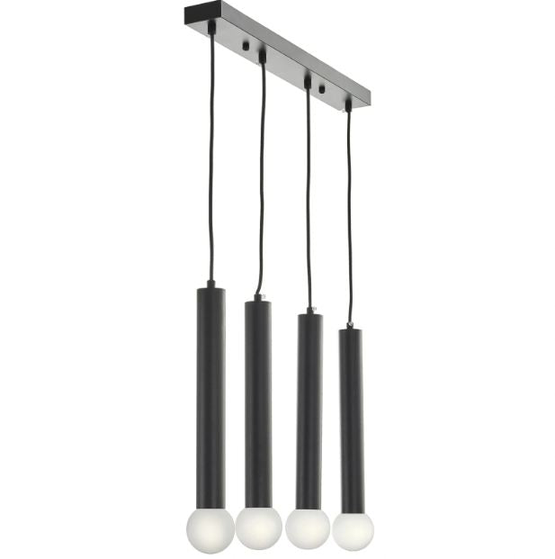 Полилей Arsanas, черен, led 4x6W, 3000-6000k, 2795/4 BK