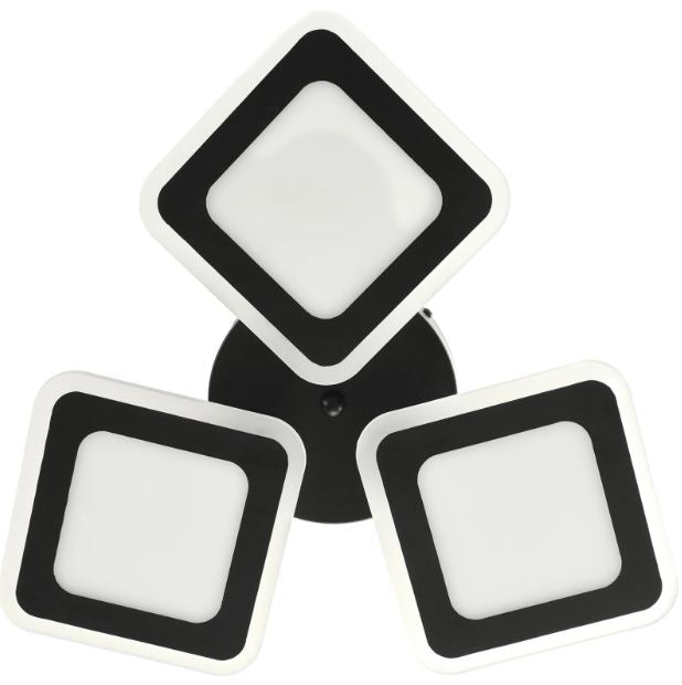 Плафон Cole със смарт управление, черен, led 102w, 3000-6000k, 2810BK/3T