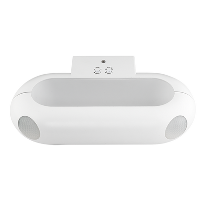 LED лампа с PIR сензор за движение, за стена, бяла, 18W, 4000K, 220-240V AC, IP65 / LLPO1840
