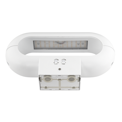 LED лампа с PIR сензор за движение, за стена, бяла, 18W, 4000K, 220-240V AC, IP65 / LLPO1840