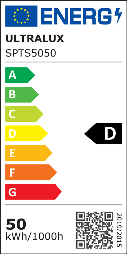 LED Slim прожектор 50W, 5000K, 220-240V AC, IP65 неутрална светлина / SPTS5050
