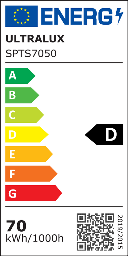 LED Slim прожектор 70W, 5000K, 220-240V AC, IP65 неутрална светлина / SPTS7050