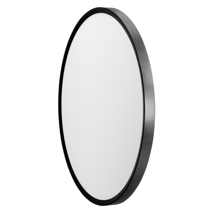 LED Slim плафониера, черна, 50W, 3000K/4000K/6000K, 220V-240V AC, IP20 / VRP50CCTBL