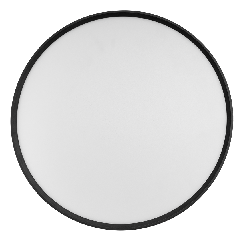 LED Slim плафониера, черна, 50W, 3000K/4000K/6000K, 220V-240V AC, IP20 / VRP50CCTBL