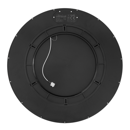 LED Slim плафониера, черна, 50W, 3000K/4000K/6000K, 220V-240V AC, IP20 / VRP50CCTBL