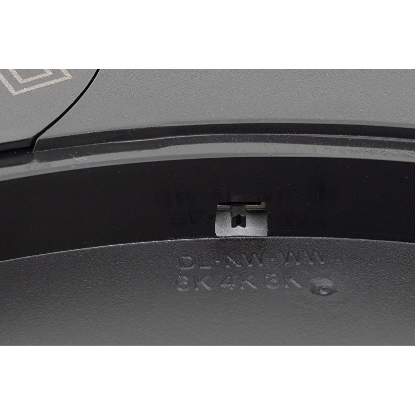 LED Slim плафониера, черна, 50W, 3000K/4000K/6000K, 220V-240V AC, IP20 / VRP50CCTBL