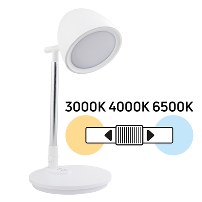LED димираща настолна лампа 8W, 3000K/4000K/6500K, 220-240V AC / LNLD8CCT