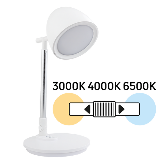 LED димираща настолна лампа 8W, 3000K/4000K/6500K, 220-240V AC / LNLD8CCT