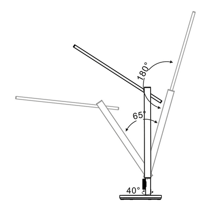LED димираща настолна лампа 12W, 3000K/4000K/6500K, 220-240V AC / LNLD12CCT