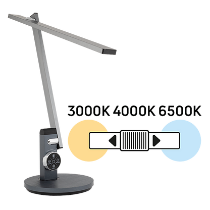 LED димираща настолна лампа 12W, 3000K/4000K/6500K, 220-240V AC / LNLD12CCT