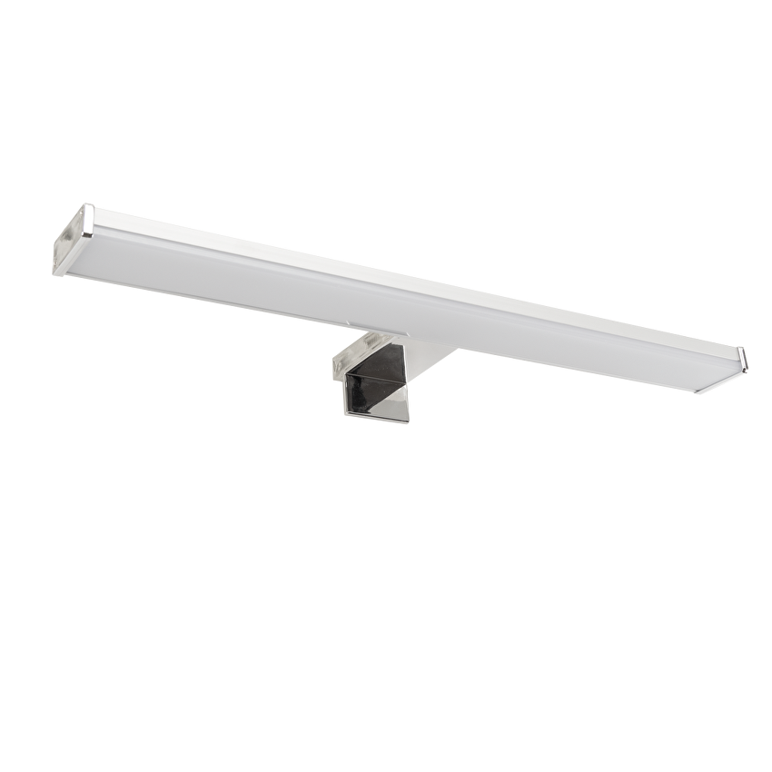 LED осветително тяло за баня – за огледало, стена и шкаф, 8W, 4000К, хром, IP44 / LOTM840CH