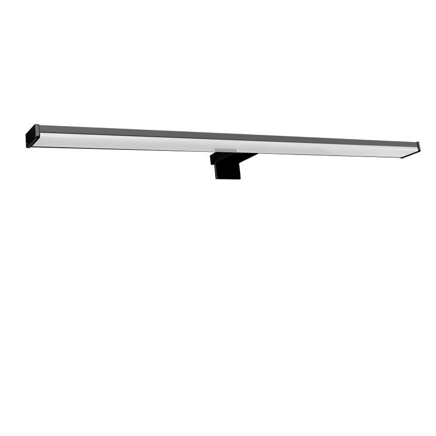 LED осветително тяло за баня – за огледало, стена и шкаф, 12W, 4000К, черно, IP44 / LOTM1240BL