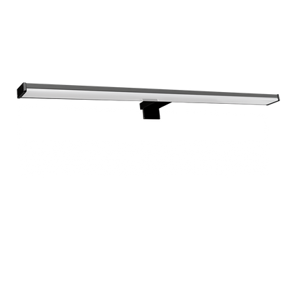 LED осветително тяло за баня – за огледало, стена и шкаф, 12W, 4000К, черно, IP44 / LOTM1240BL