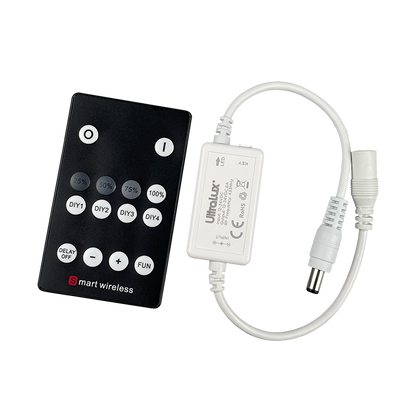 RF Мини димер за едноцветна LED осветление 6A, 12-24V DC / MNSCRF6A