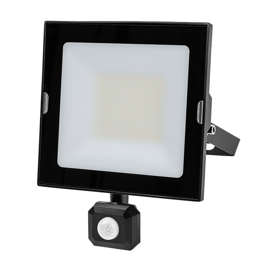 LED SLIM прожектор с датчик за движение 50W, 4000K, 220-240V AC, IP44 / SPDR5040