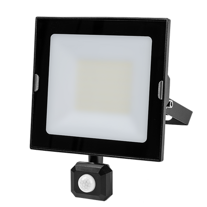 LED SLIM прожектор с датчик за движение 50W, 4000K, 220-240V AC, IP44 / SPDR5040