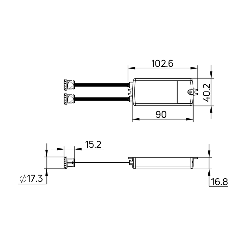 Девиаторен сензор за близост 500W/200W, 220-240V AC / SB2