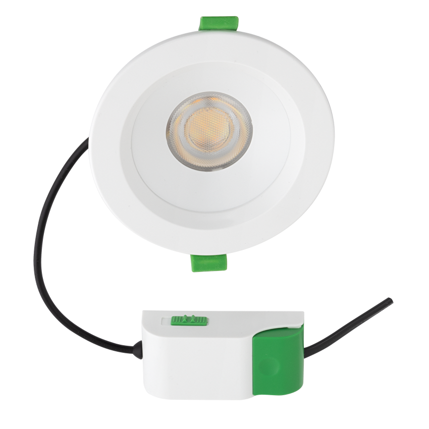 LED луна за вграждане, димираща, 10W, 3000K/4000K/5700K, 220-240V AC, IP44  /  LLV10DA