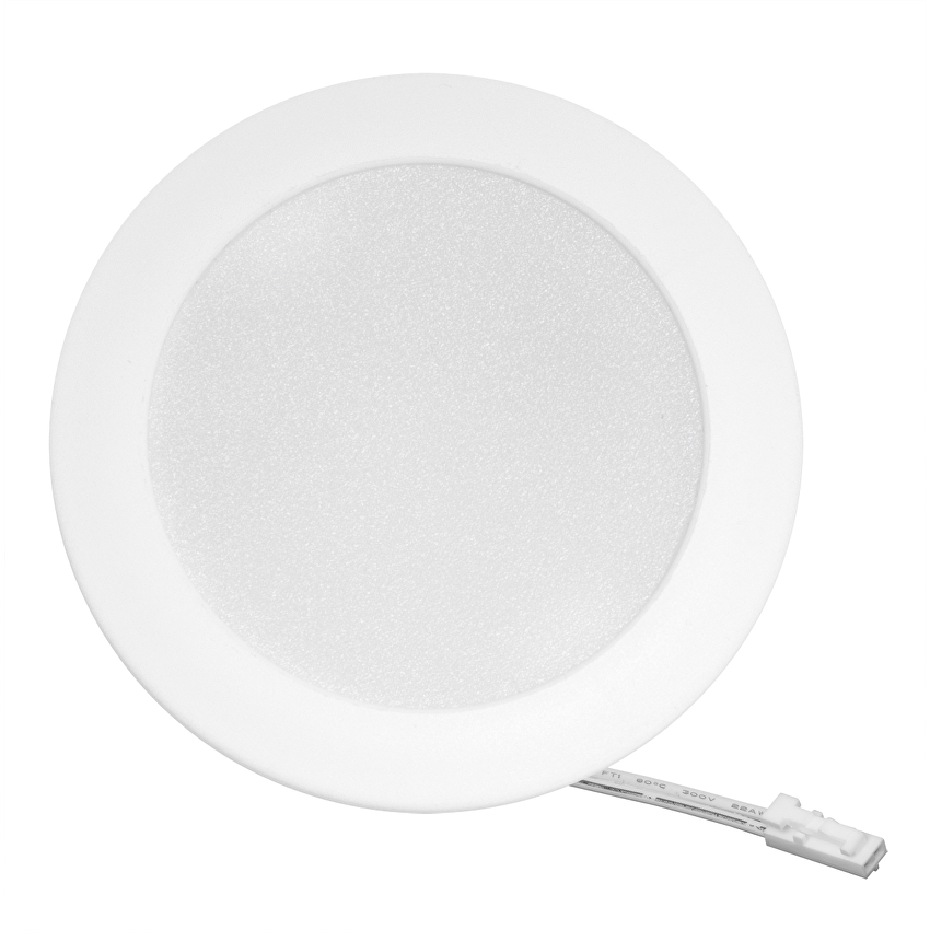 Мебелна LED луна за вграждане, кръг, 4W, 3000K/4000K/6500K, 12V DC, IP44, бяла / ML124CCT