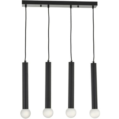 Полилей Arsanas, черен, led 4x6W, 3000-6000k, 2795/4 BK