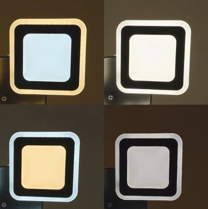 Плафон Cole със смарт управление, черен, led 102w, 3000-6000k, 2810BK/3T