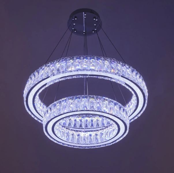 Полилей Cristalflow, хром, led 300w, 3000-6000k, 4261/r40+60 ch