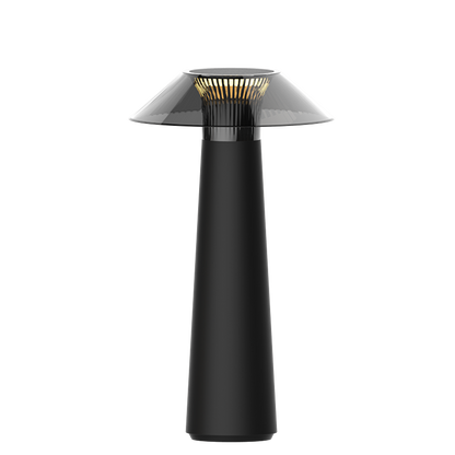 LED димираща презареждаема настолна лампа 1.6W, 3000K, IP44, черна / DNLB163B