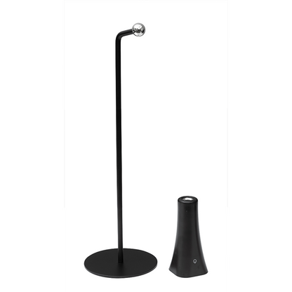 LED димираща презареждаема магнитна настолна лампа 3W, 4000K, IP20, черна / MNLB34B