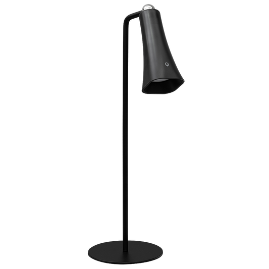 LED димираща презареждаема магнитна настолна лампа 3W, 4000K, IP20, черна / MNLB34B