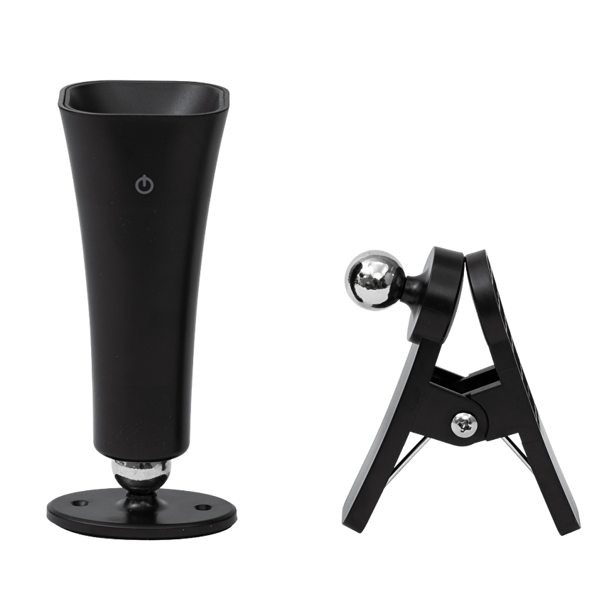 LED димираща презареждаема магнитна настолна лампа 3W, 4000K, IP20, черна / MNLB34B