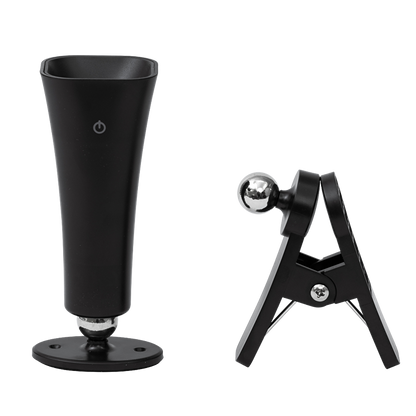 LED димираща презареждаема магнитна настолна лампа 3W, 4000K, IP20, черна / MNLB34B