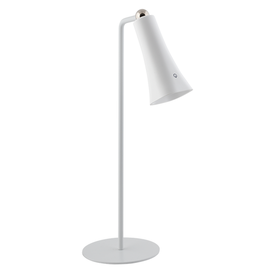 LED димираща презареждаема магнитна настолна лампа 3W, 4000K, IP20, бяла / MNLB34W