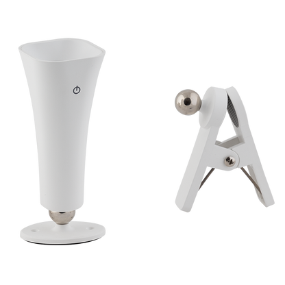 LED димираща презареждаема магнитна настолна лампа 3W, 4000K, IP20, бяла / MNLB34W