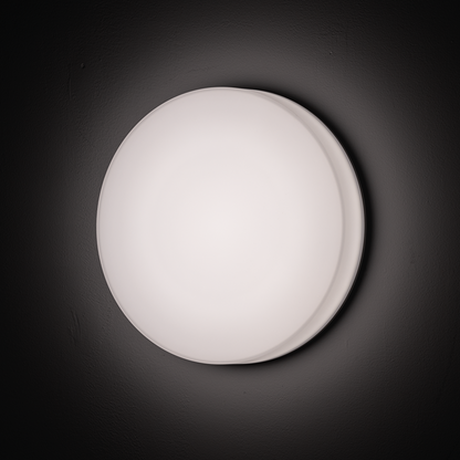 LED плафониера 18W/24W/30W, CCT 3000K/4000K/5000K, 220V-240V AC, IK08, бяла, кръг, IP54 / LFPR30CCTS