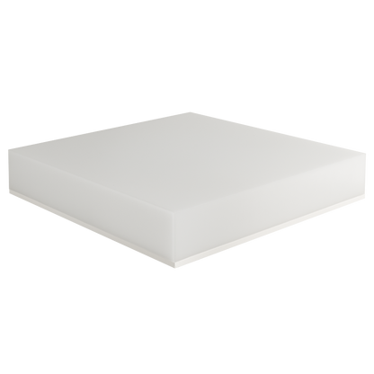 LED плафониера 18W/24W/30W, CCT 3000K/4000K/5000K, 220V-240V AC, IK08, бяла, квадрат, IP54 / LFPS30CCTS