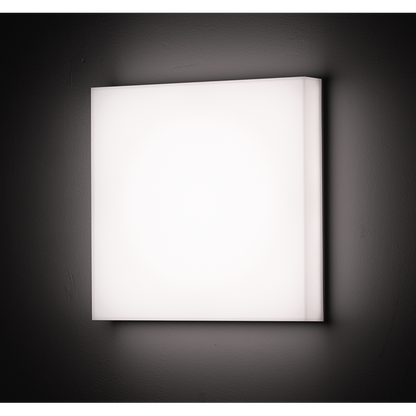 LED плафониера 18W/24W/30W, CCT 3000K/4000K/5000K, 220V-240V AC, IK08, бяла, квадрат, IP54 / LFPS30CCTS