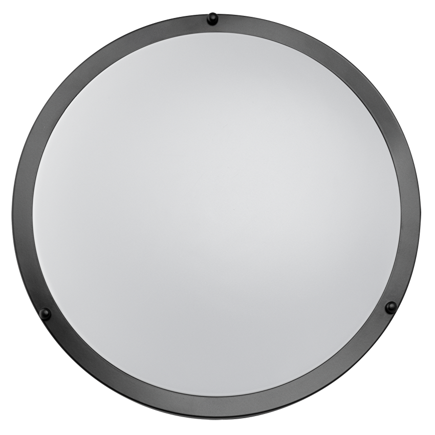 Декоративна LED плафониера 12W, 4200K, 220-240V AC, черна, кръг, IP20 / SPMR1242BL