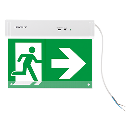Указателна LED табела с вградена батерия Ni-Cd 400mAh/3.6V, 220V-240V AC, 1.5W, 6500K / LET1565M