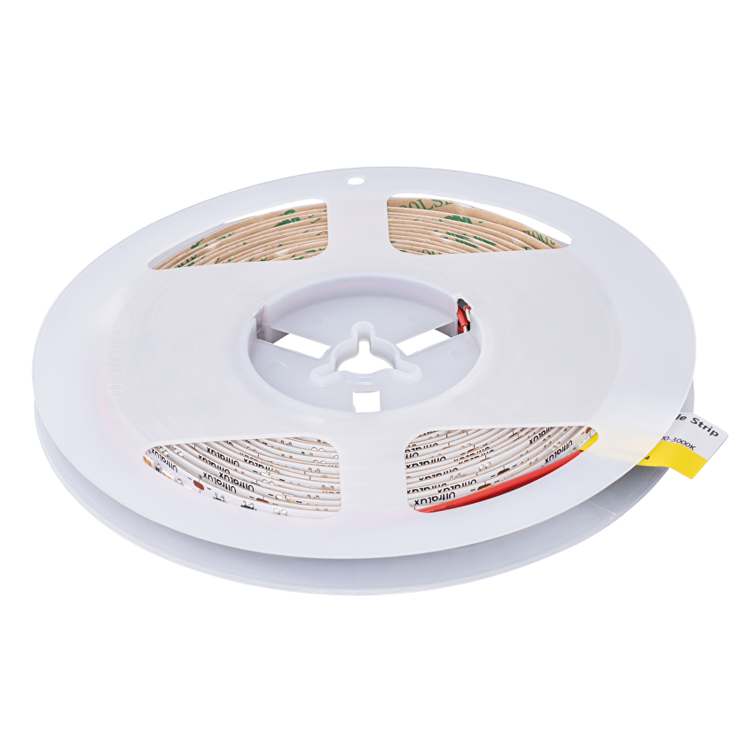 Професионална LED лента 12W/m, Dim-to-warm, 1800K-3000K, 24V DC, 280LEDs/m, SMD2216, 5m/PN22280DA