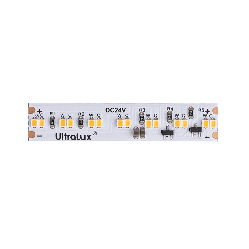 Професионална LED лента 12W/m, Dim-to-warm, 1800K-3000K, 24V DC, 280LEDs/m, SMD2216, 5m/PN22280DA